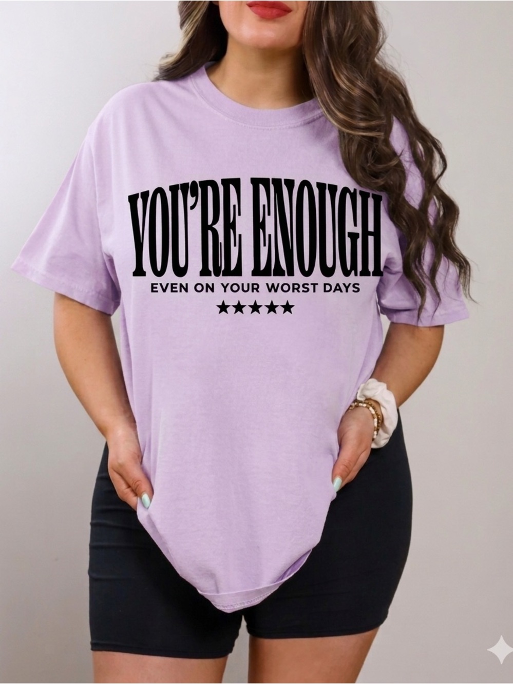 You’re Enough Graphic Custom Tee - Women